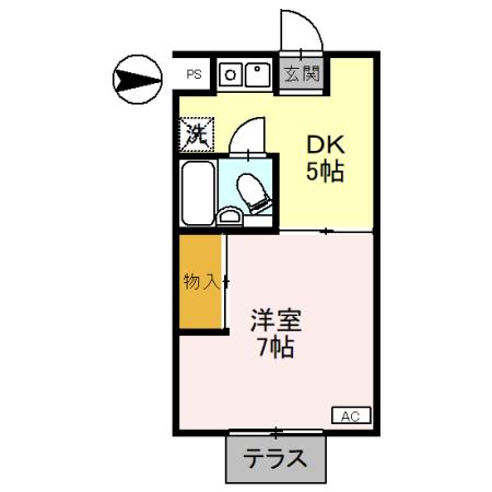 林マンションの間取り