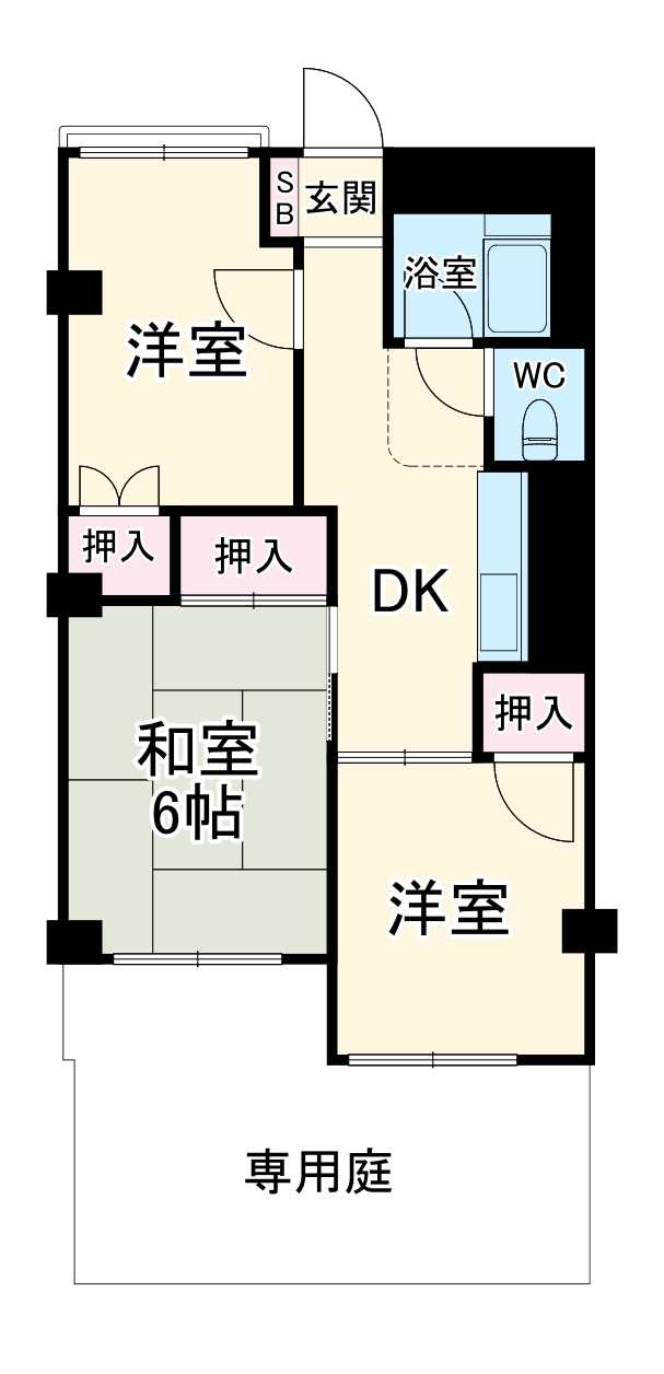 ニックハイム行徳第一の間取り
