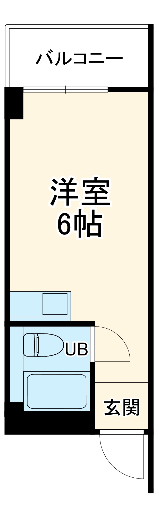 フロントリバー豊中の間取り