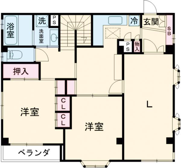 クロノス江戸川の間取り