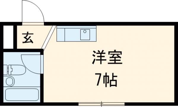 コーポ林の間取り