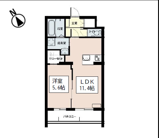 クレール葵西5丁目の間取り