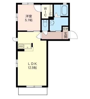 フェリシアAの間取り