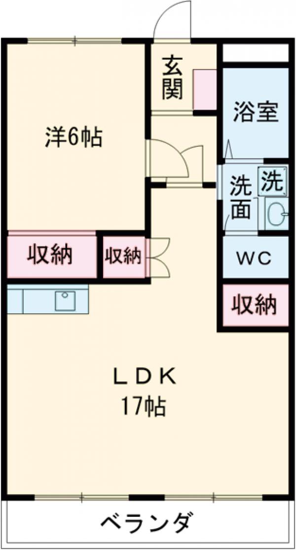 パークサイドハイツの間取り