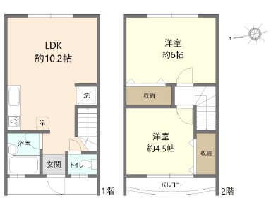 レントウハウスの間取り