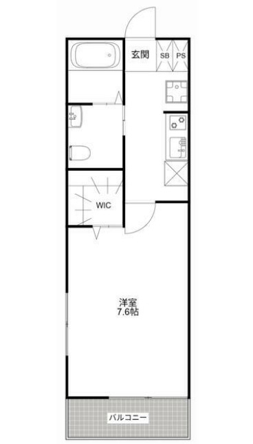 MQuarto淵野辺共和の間取り