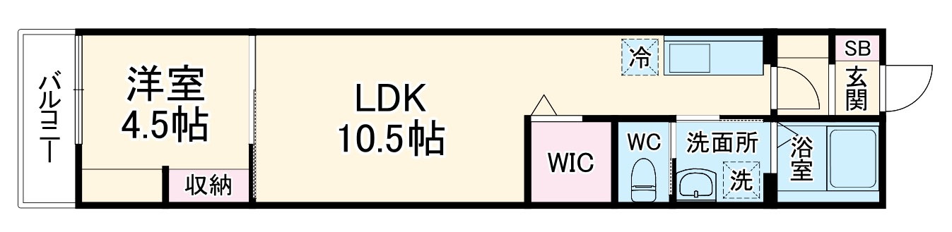 セミカ蘇我の間取り