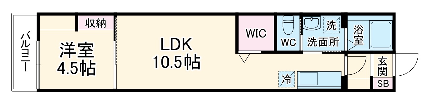セミカ蘇我の間取り