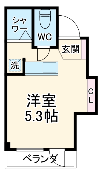 カーサ箕面の間取り