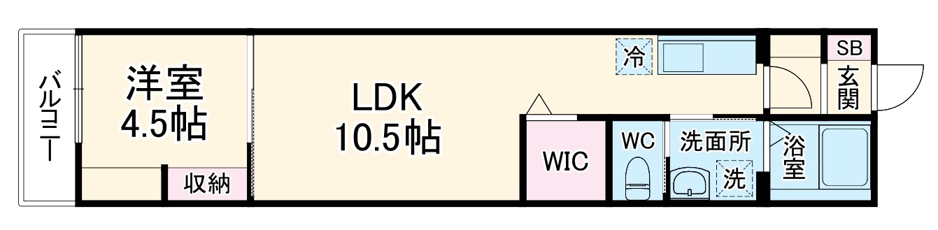 セミカ蘇我の間取り