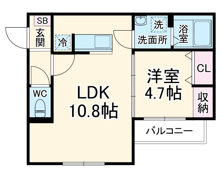 セミカ蘇我の間取り
