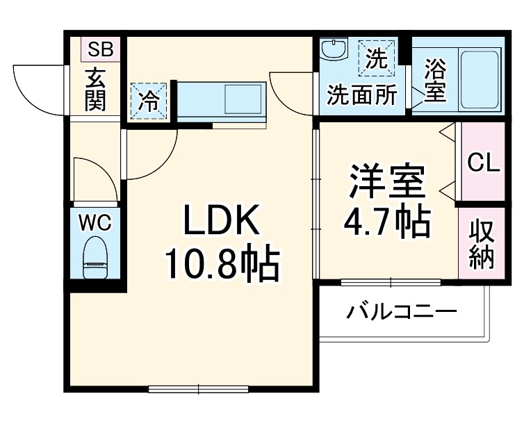 セミカ蘇我の間取り