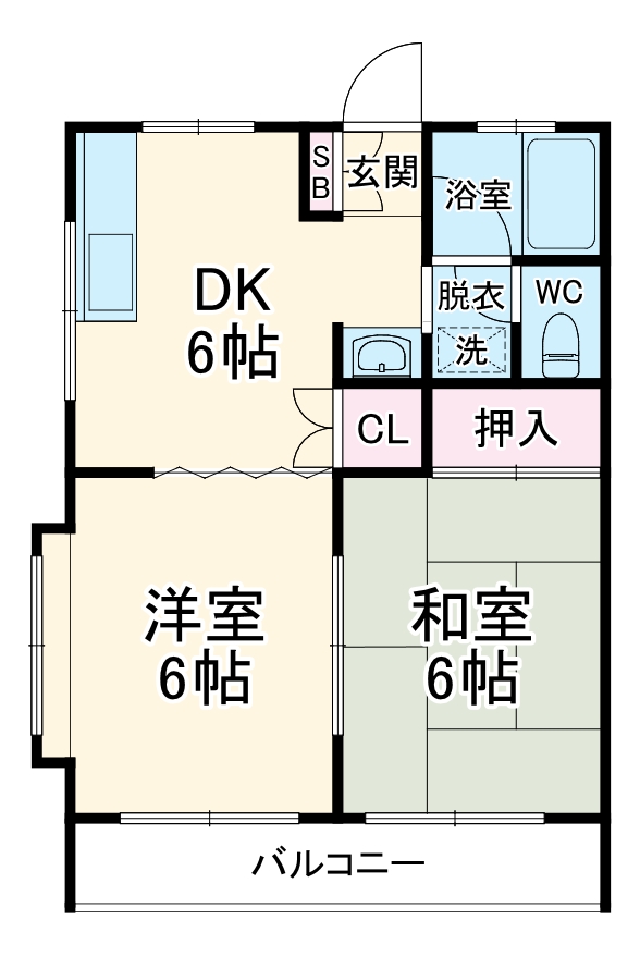 グリーンハイム寿の間取り