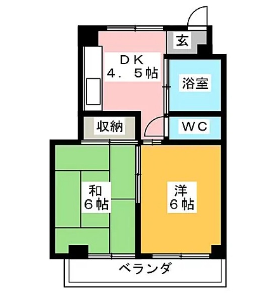 グリーンヒル花園の間取り