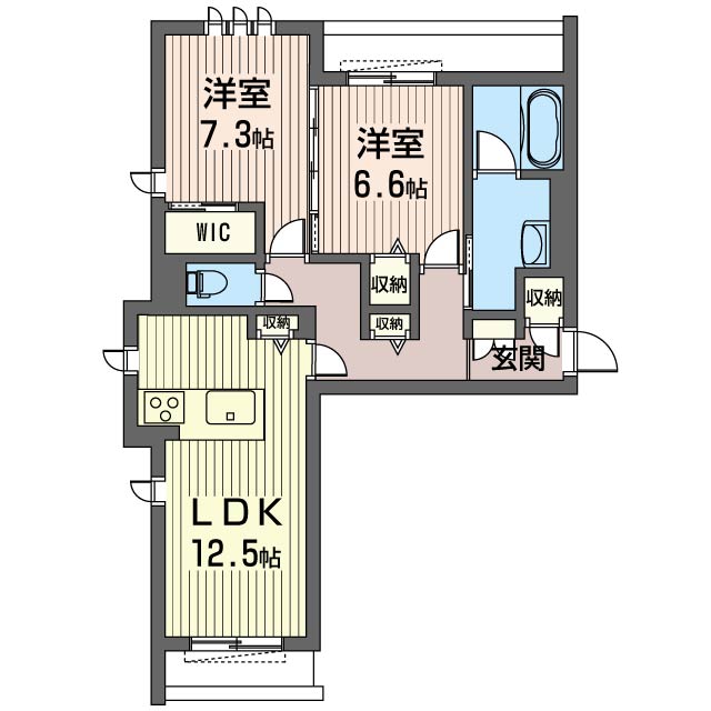 アロッジオMHの間取り