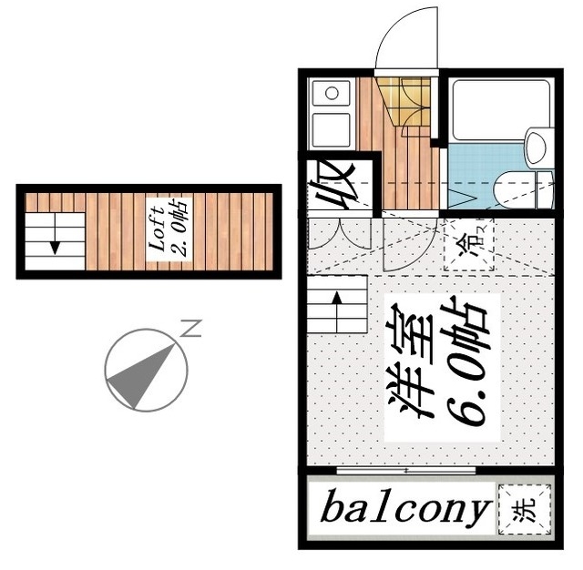 北小金第15レジデンスの間取り