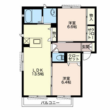 ビューテラス山田一番町の間取り