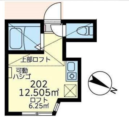 ユナイト中浜アンジェリーナの間取り