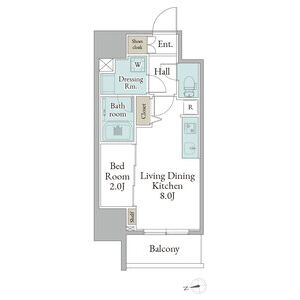 ストーリア名古屋城西の間取り