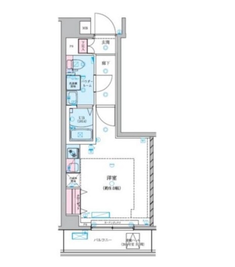 ＧＥＮＯＶＩＡ中野島の間取り