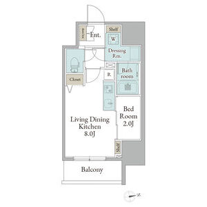 ストーリア名古屋城西の間取り