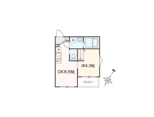 MELLAS相武台前Ⅳの間取り