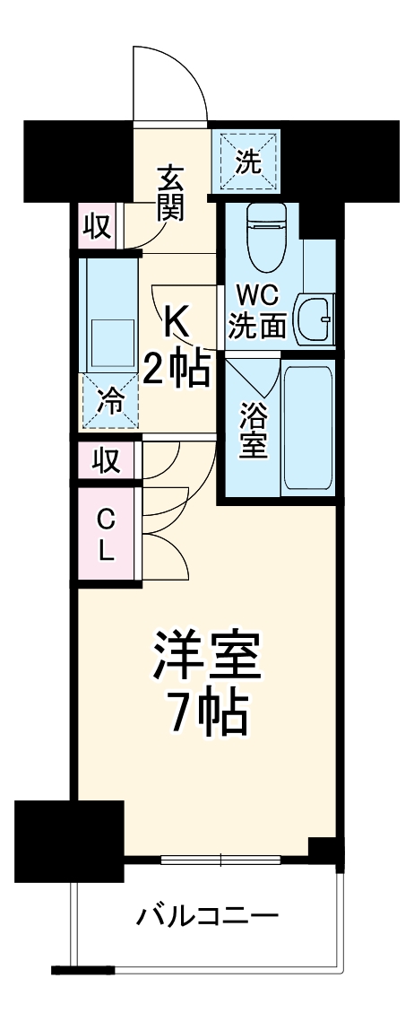 パークキューブ武蔵小杉の間取り