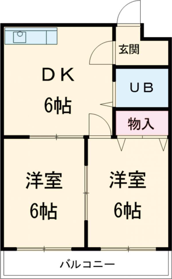 サウスウイングの間取り
