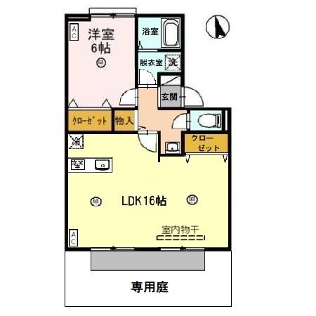 アポロハイツ Ⅲの間取り