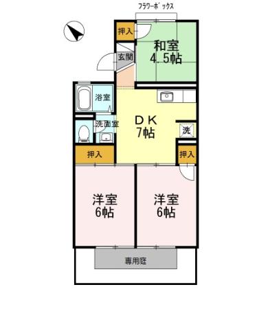 エミネントセジュール A棟の間取り