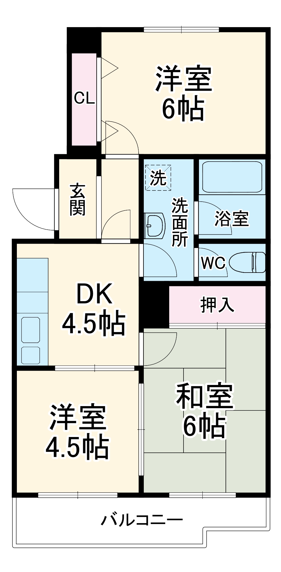 グリーンヒル藤が丘CⅡの間取り