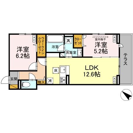 レジデンスヒルトップXIの間取り