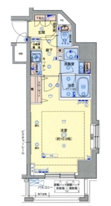 ブライズ品川南Le-lionの間取り