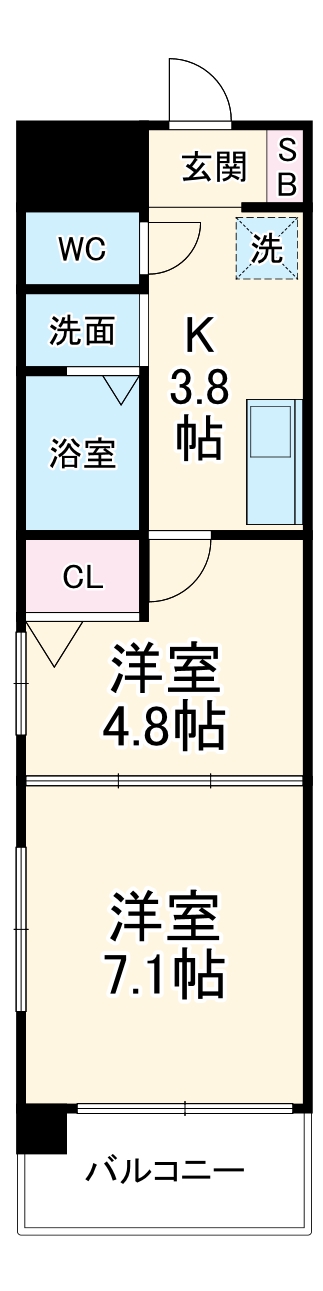 Artere MKの間取り