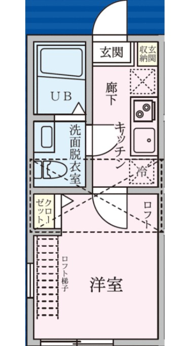 スタンフォード多摩美の間取り