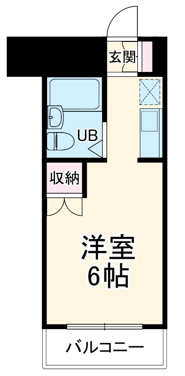 和ケ原の完工年月(1991年3月)築の賃貸アパートの間取り