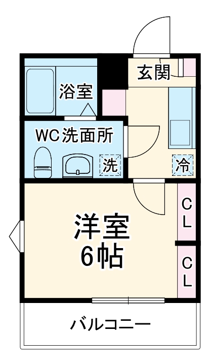 GLOWDIAの間取り