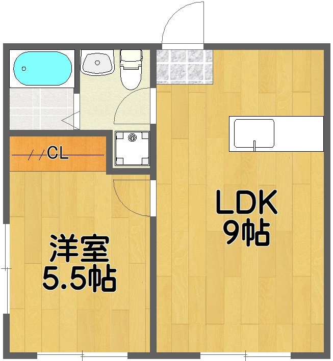 コーポレモンの間取り