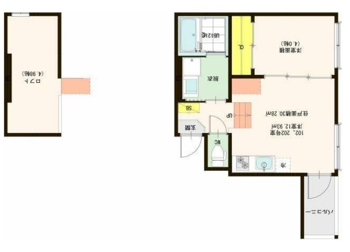 Junas 千束Ⅱの間取り