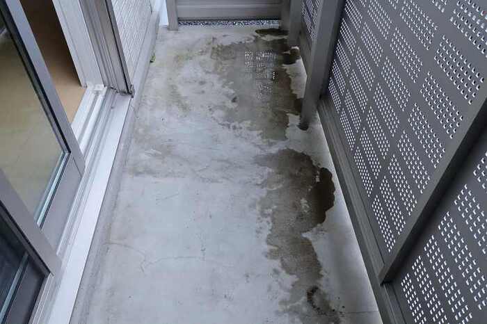 12/25 バルコニー