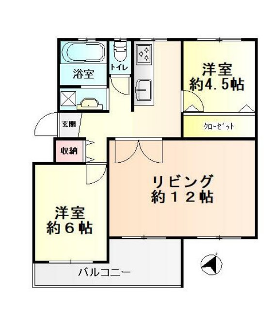 南長津田団地の間取り