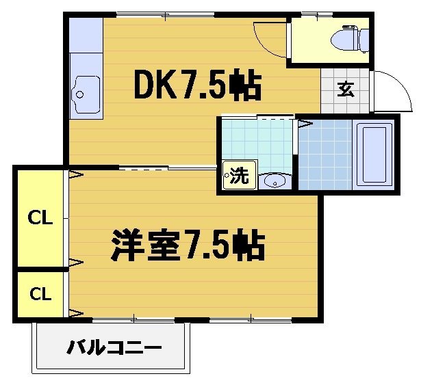 メゾン朝月の間取り