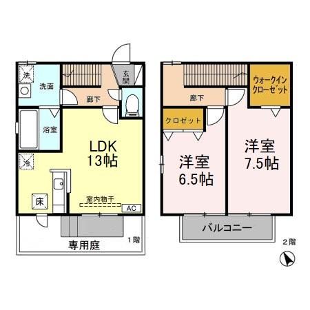 ツインオークスコートの間取り