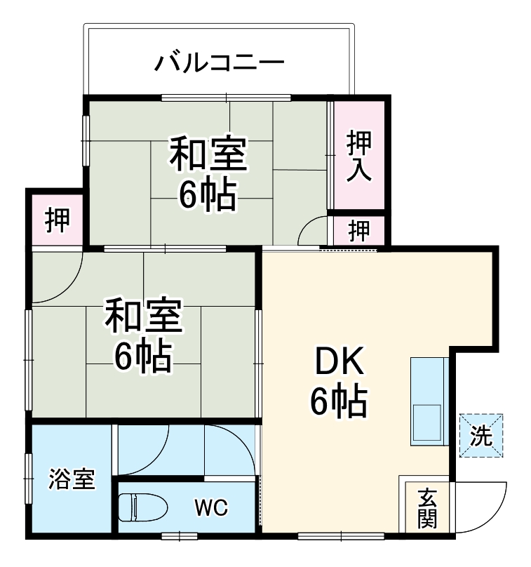 みゆきコーポの間取り