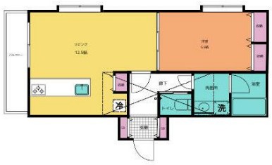 GAキューブ・ひかりの間取り