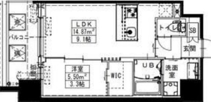 S-RESIDENCE難波西alterの間取り