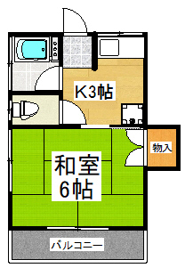ハイツ関田の間取り