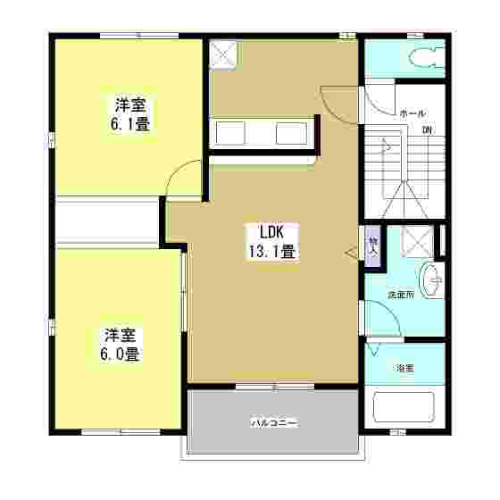 シャガハウスⅡの間取り