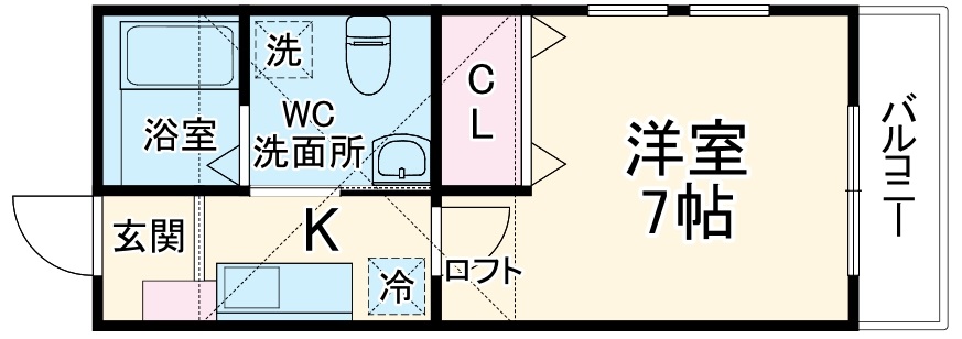 サンライト立石の間取り