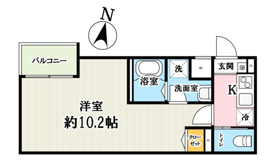(仮称)キャメル獨協大学前4の間取り